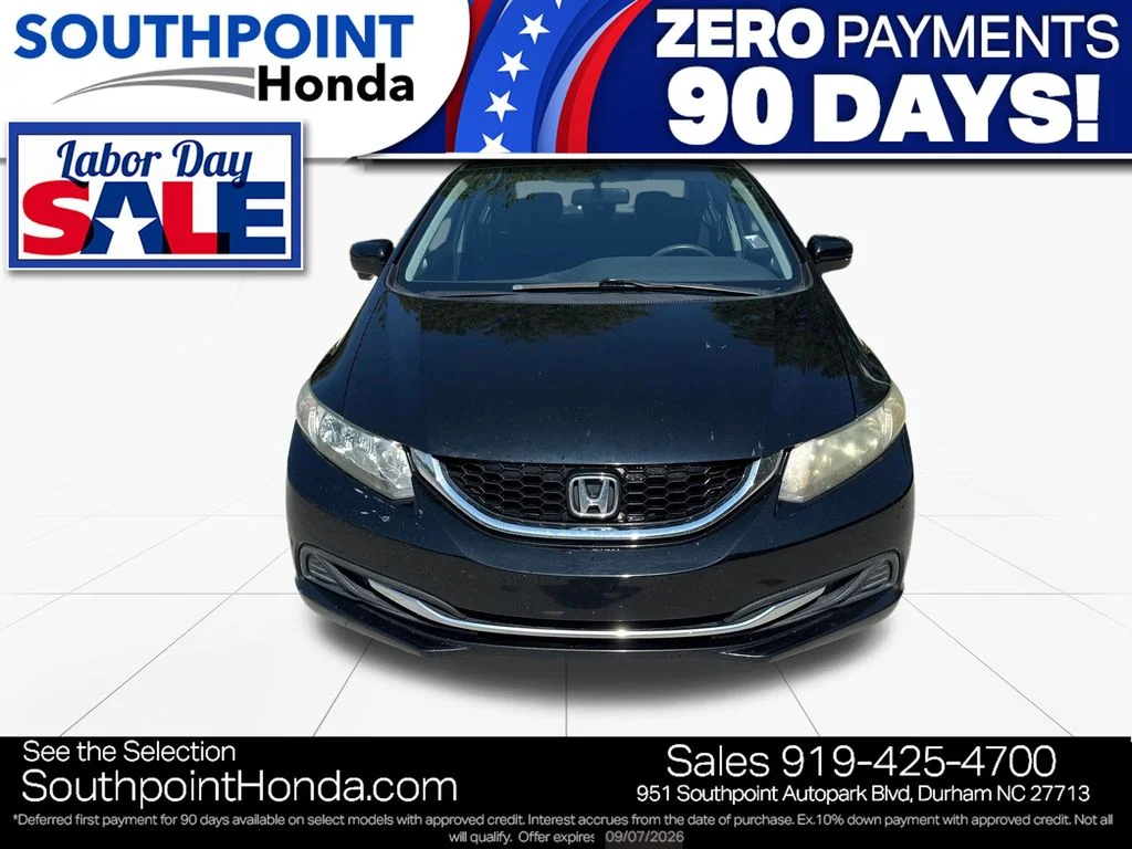 Used 2014 Crystal Black Pearl Honda EX image 2