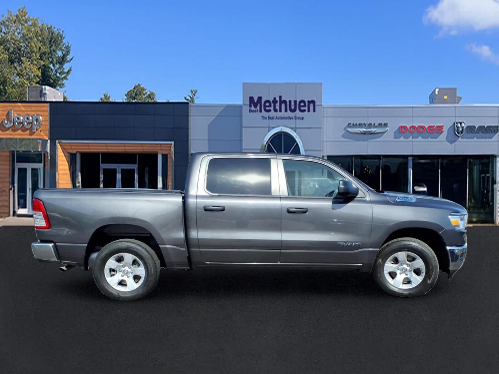 Used 2023 Granite Crystal Metallic Clearcoat Ram Big Horn image 4