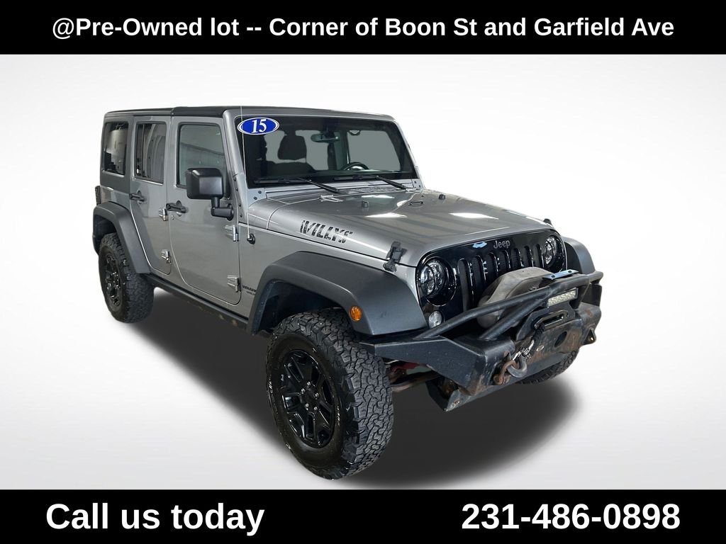 Used 2015 Silver Jeep Unlimited Sport image 7