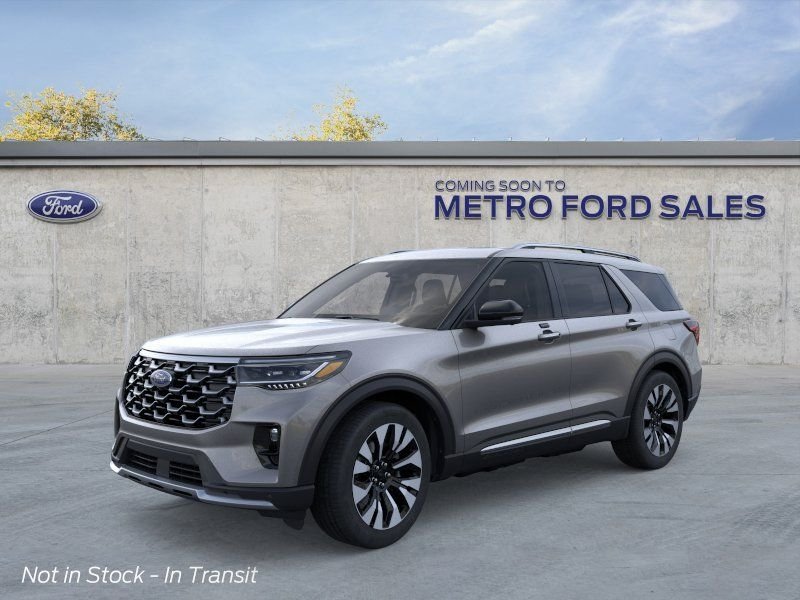 New 2026 Carbonized Gray Metallic Ford Platinum image 2
