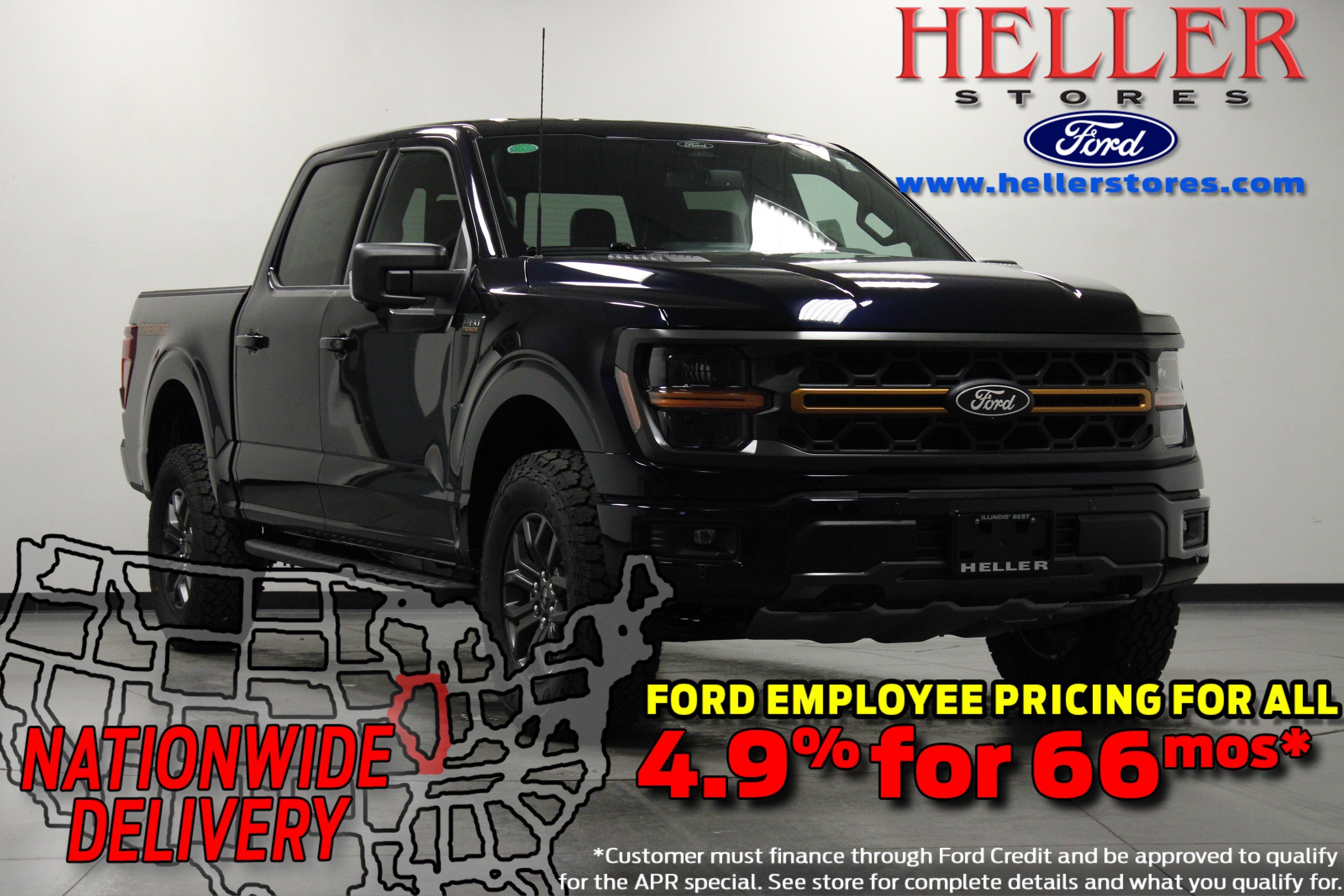 New 2026 Antimatter Blue Metallic Ford Tremor image 1