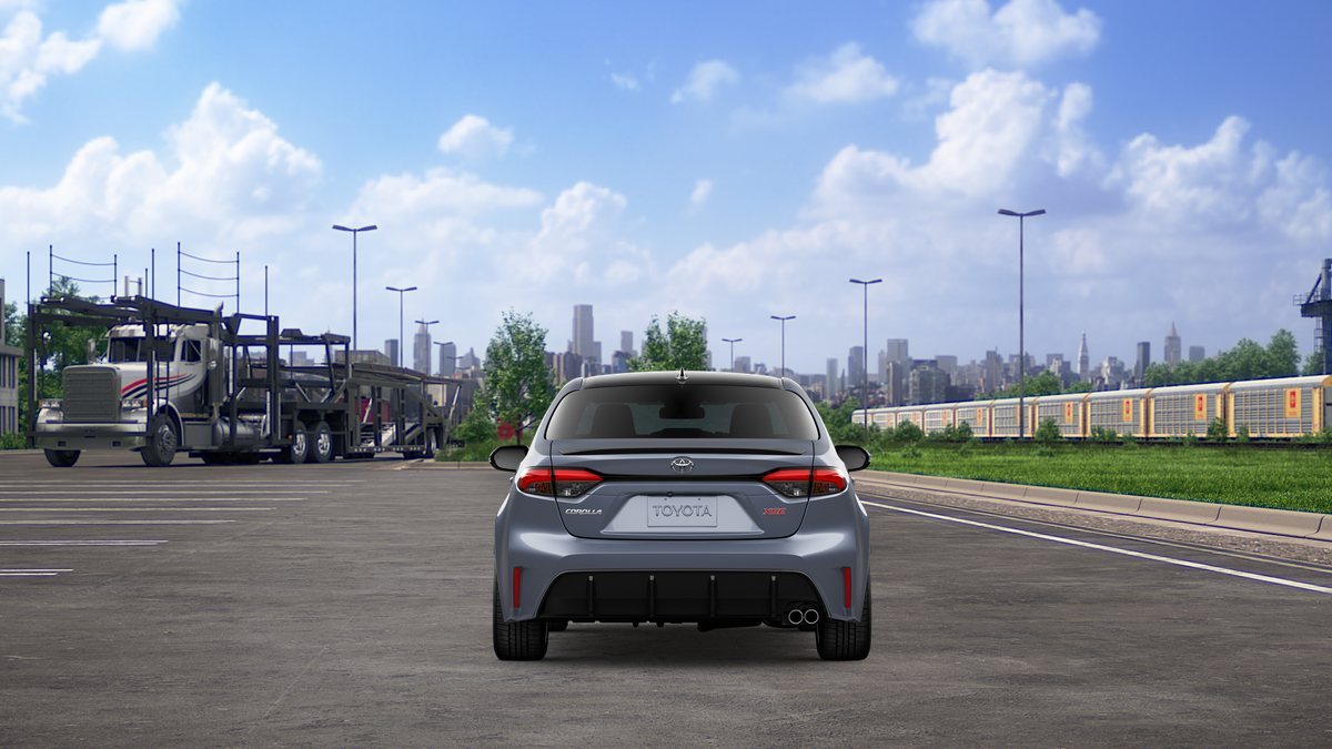 New 2026 Celestite with Midnight Black Metallic roof Toyota XSE image 8