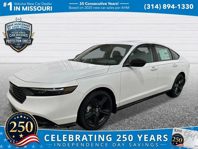 New 2026 Platinum White Pearl Honda Sport-L image 1