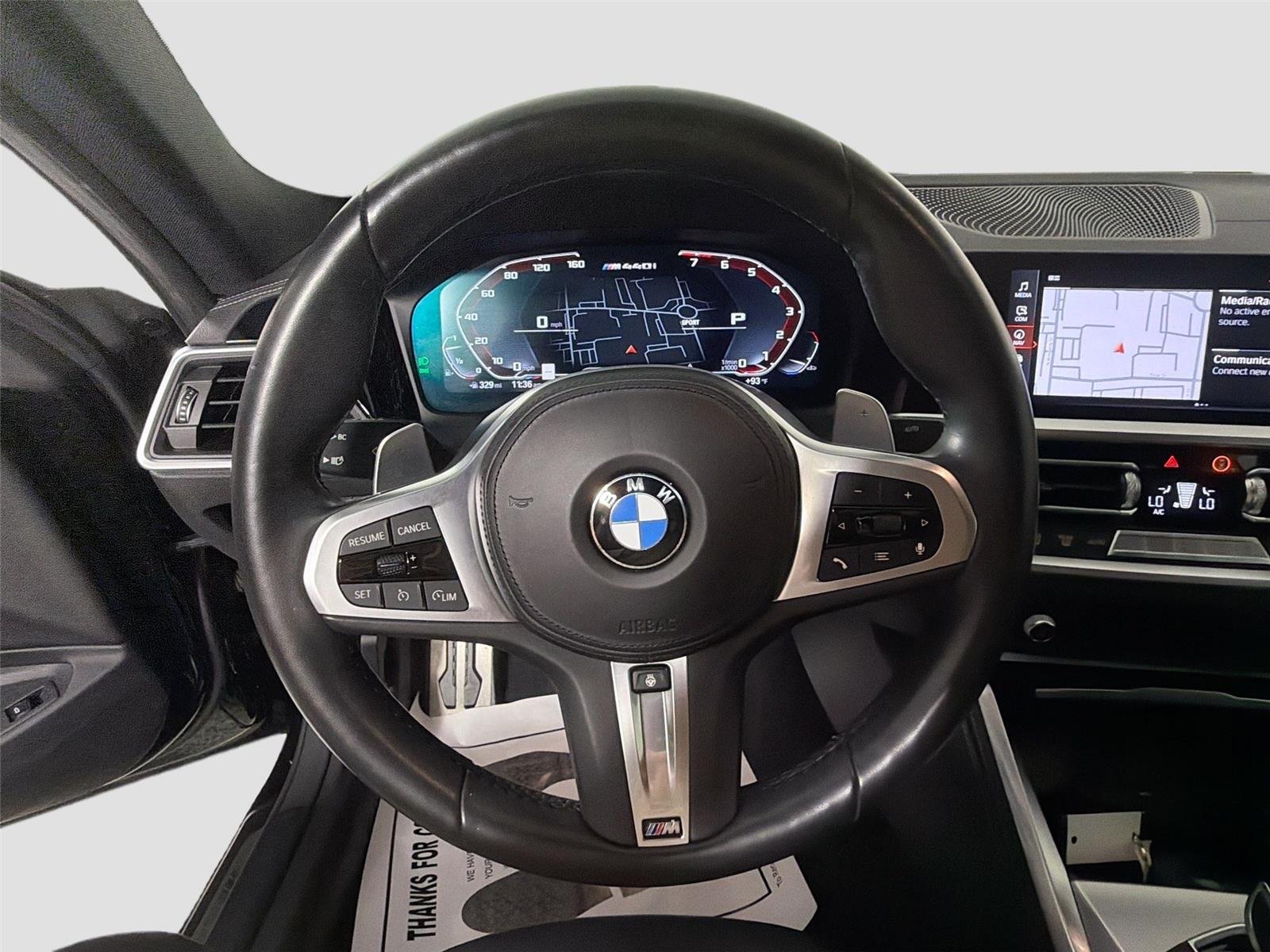 Used 2021 Black Sapphire Metallic BMW M440i xDrive image 11