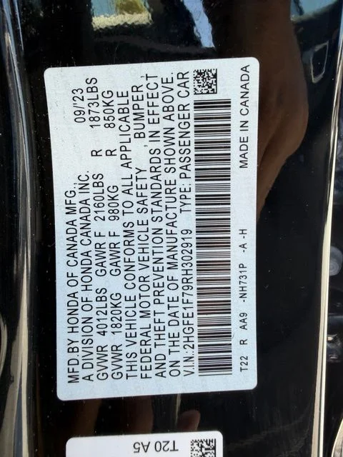 Used 2024 Black Honda EX image 32