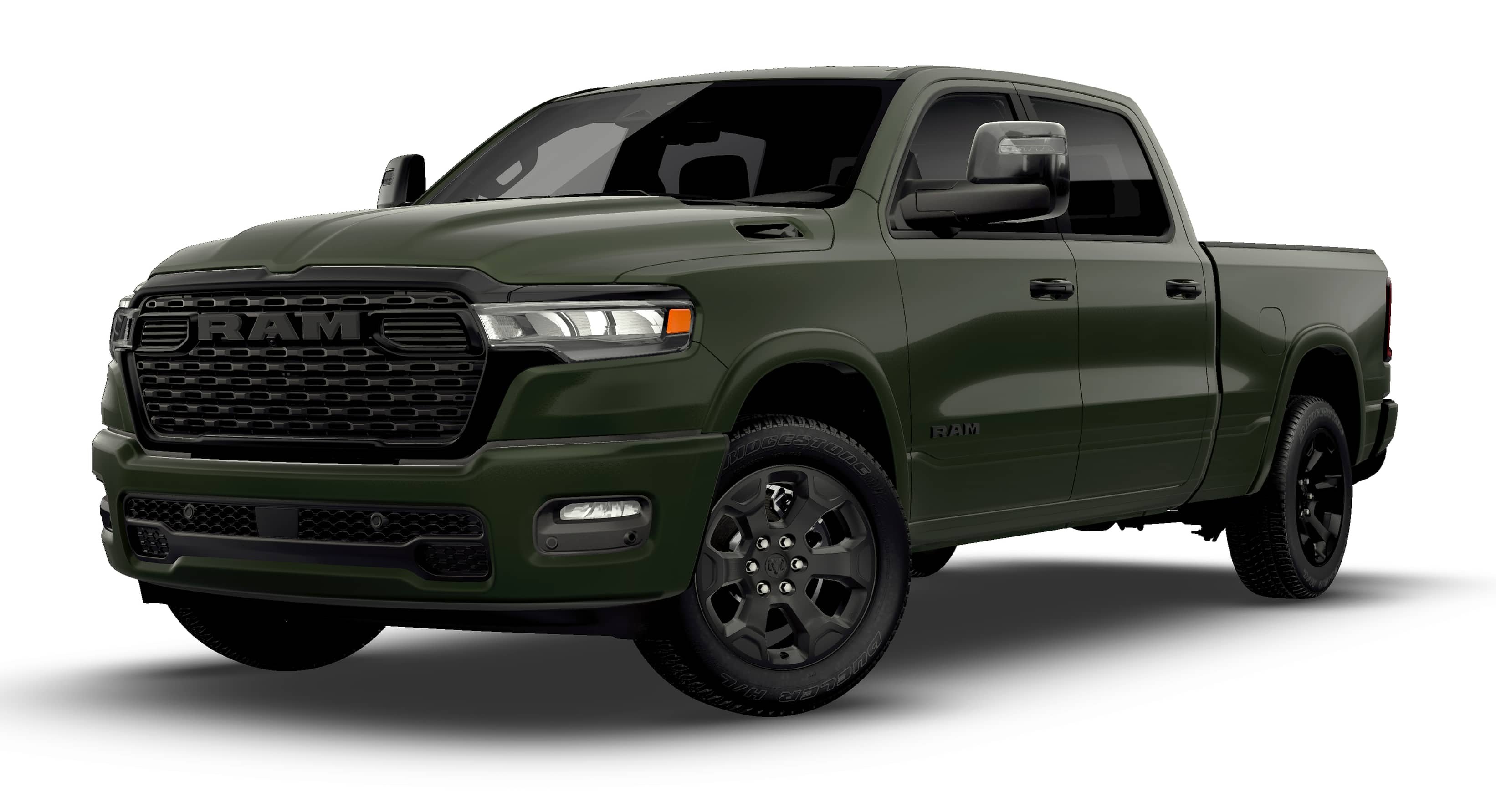 New 2026 Serrano-Green Metallic Exterior Paint RAM BIG HORN image 13
