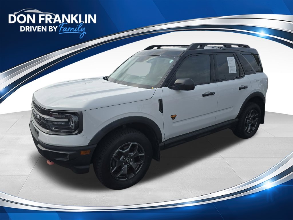 Used 2021 White Ford Badlands image 1