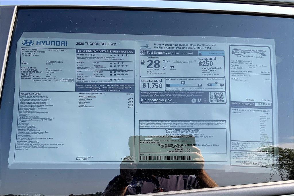 2026 Hyundai Tucson SEL - Photo 27
