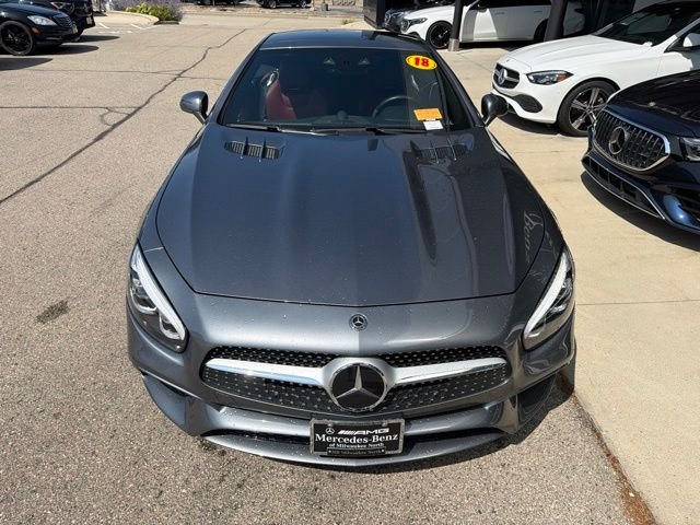 Used 2018 Gray Mercedes-Benz SL 550 image 3