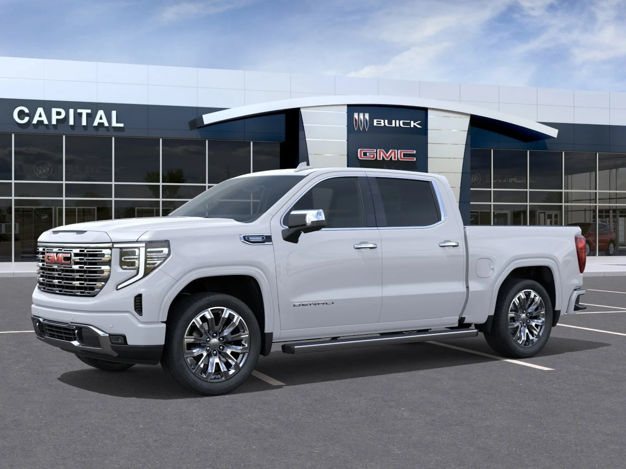 New 2026 GLACIER WHITE TRICOAT GMC Denali image 3