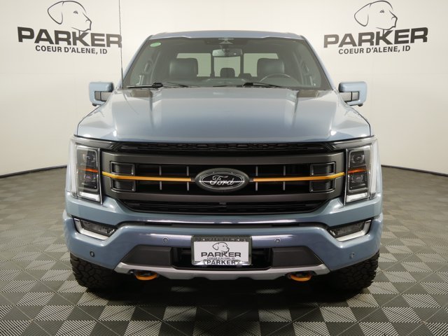 Used 2023 Azure Gray Metallic Tri-Coat Ford Crew Cab Tremor image 3