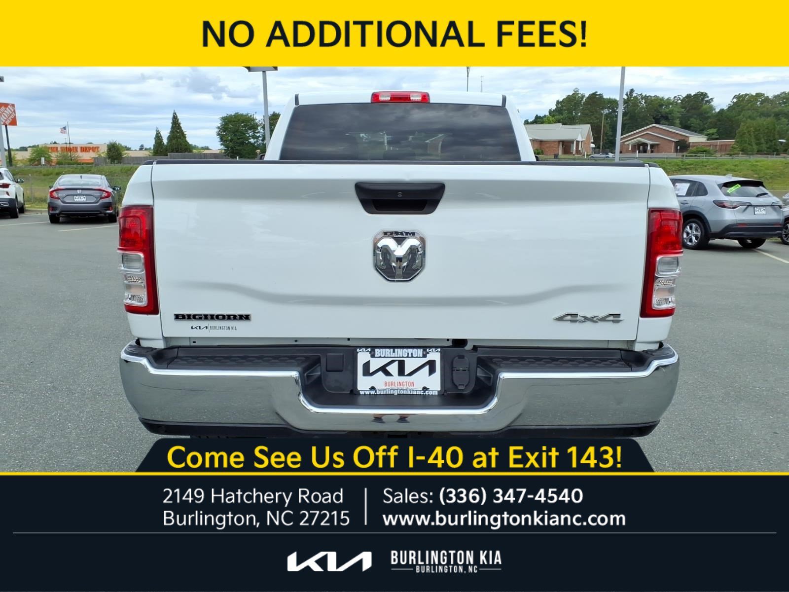 Used 2024 Bright White Clearcoat Ram Big Horn image 24