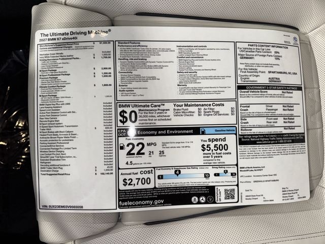 New 2027 Manhattan Green Metallic BMW xDrive40i image 26