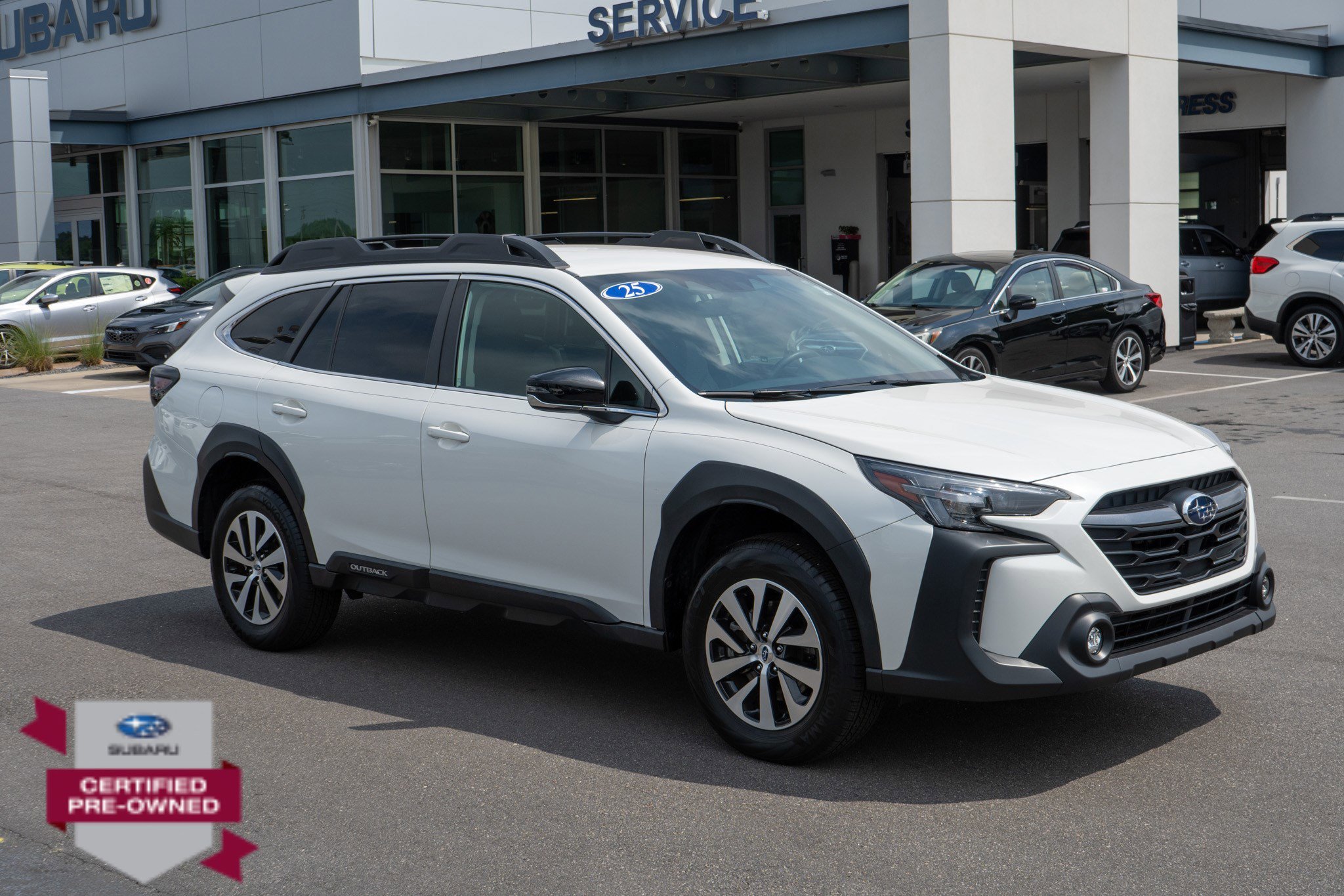 Used 2025 Crystal White Pearl Subaru Premium image 1