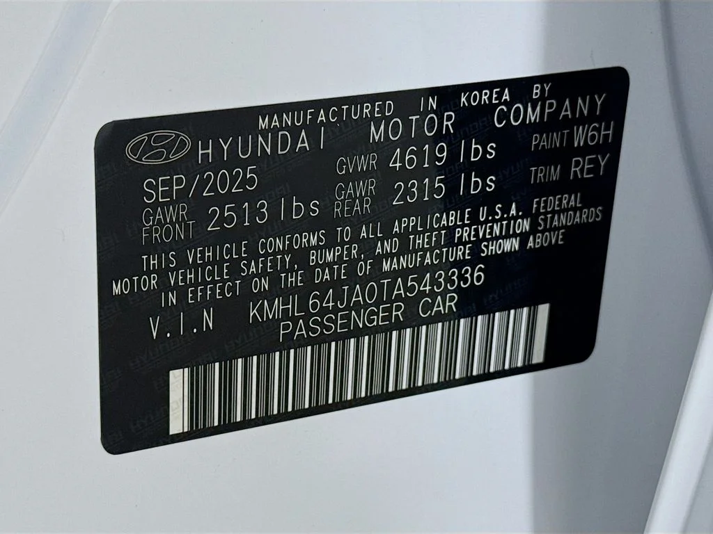 New 2026 Serenity White Hyundai SEL Sport image 30