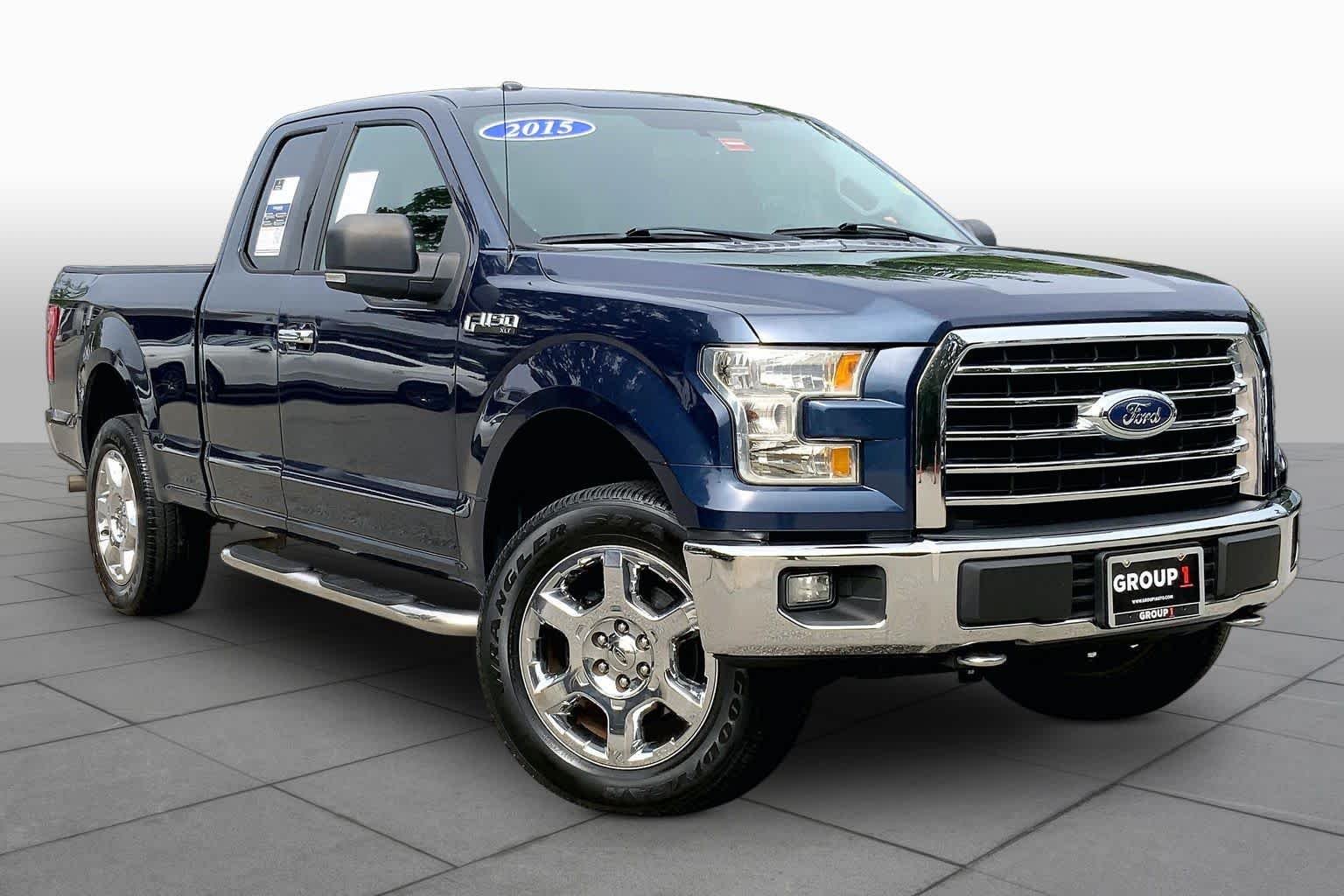 Used 2015 Blue Jeans Metallic Ford XLT image 3