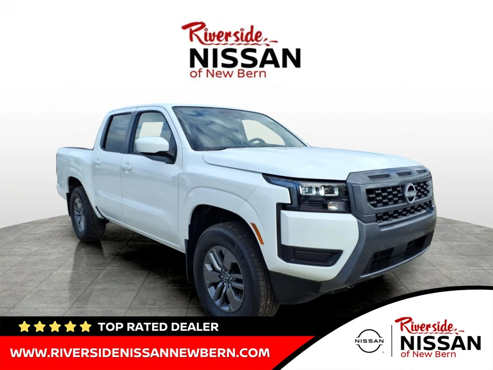 New 2026 Glacier White Nissan Crew Cab SV image 1