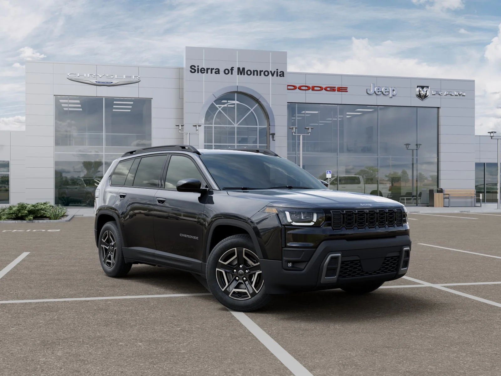 New 2026 Diamond Black Crystal Pearl-Coat Exterior Paint Jeep Laredo image 31