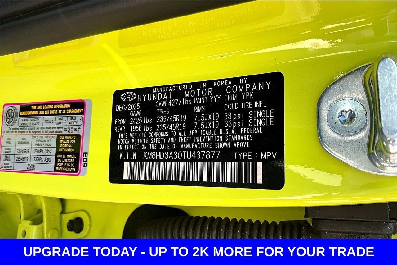 New 2026 Yellow Hyundai SEL Premium FWD image 31