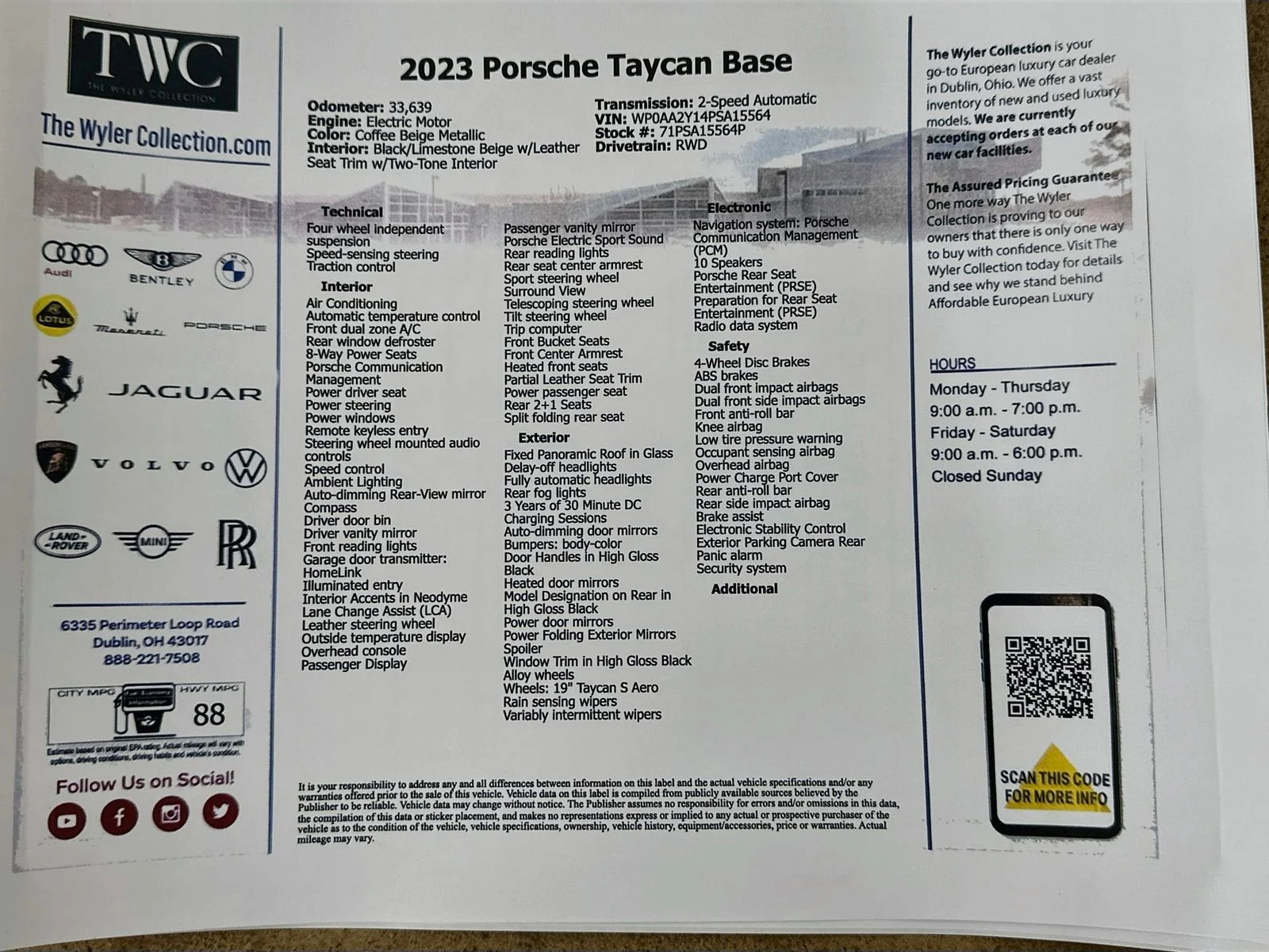 2023 Porsche Taycan Base - Photo 45