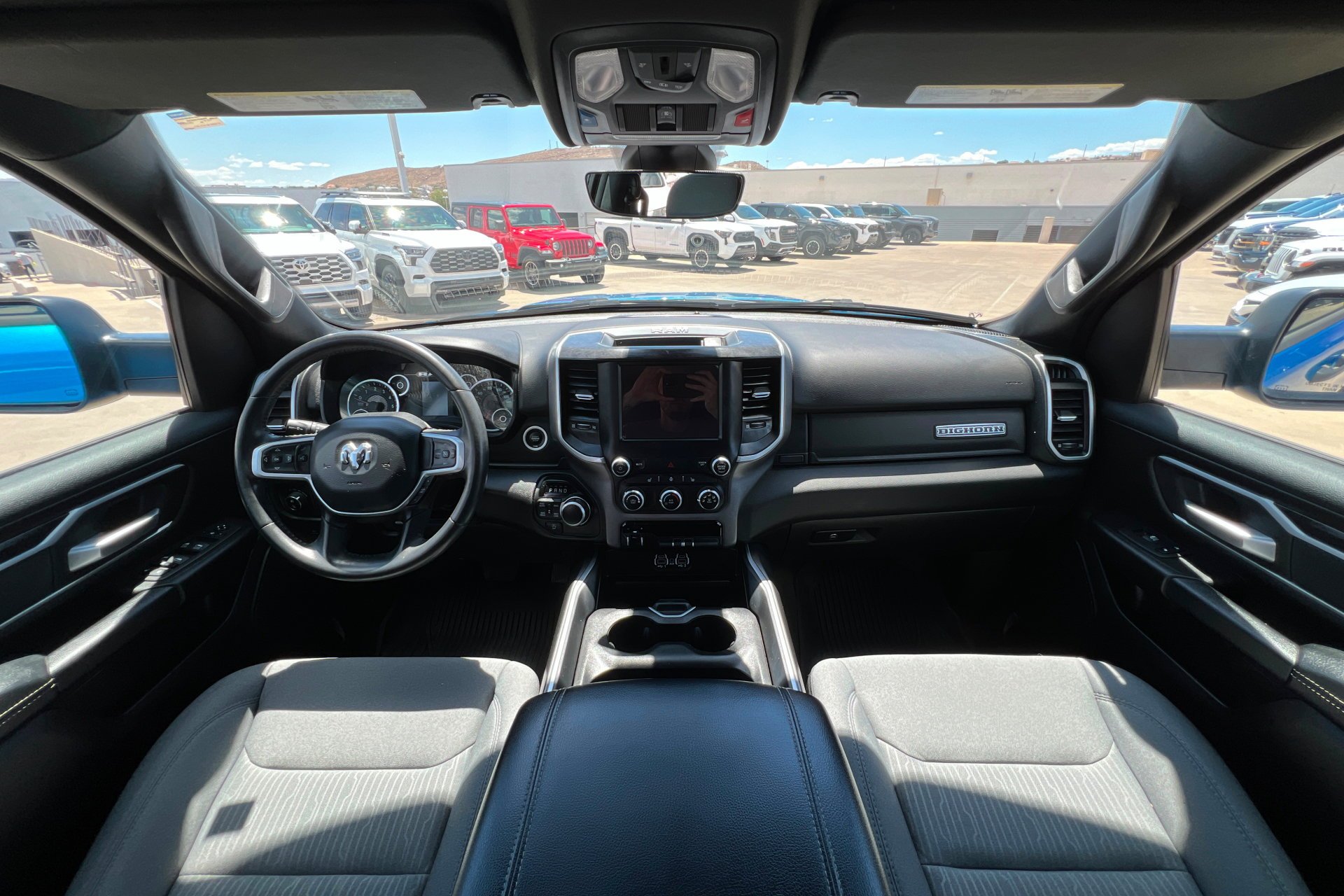 Used 2023 Hydro Blue Pearlcoat Ram Big Horn image 10