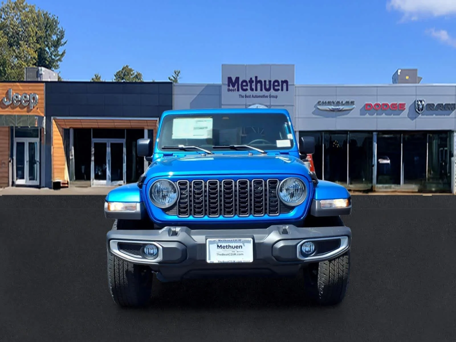 New 2026 Hydro Blue Pearlcoat Jeep Sport S image 2