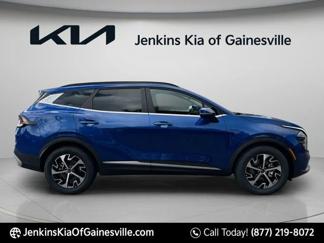 Used 2025 Blue Kia EX image 2
