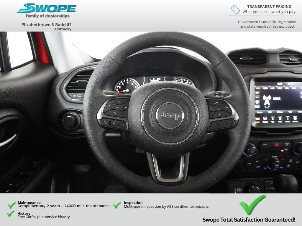 Used 2022 Colorado Red Clearcoat Jeep Sport image 16