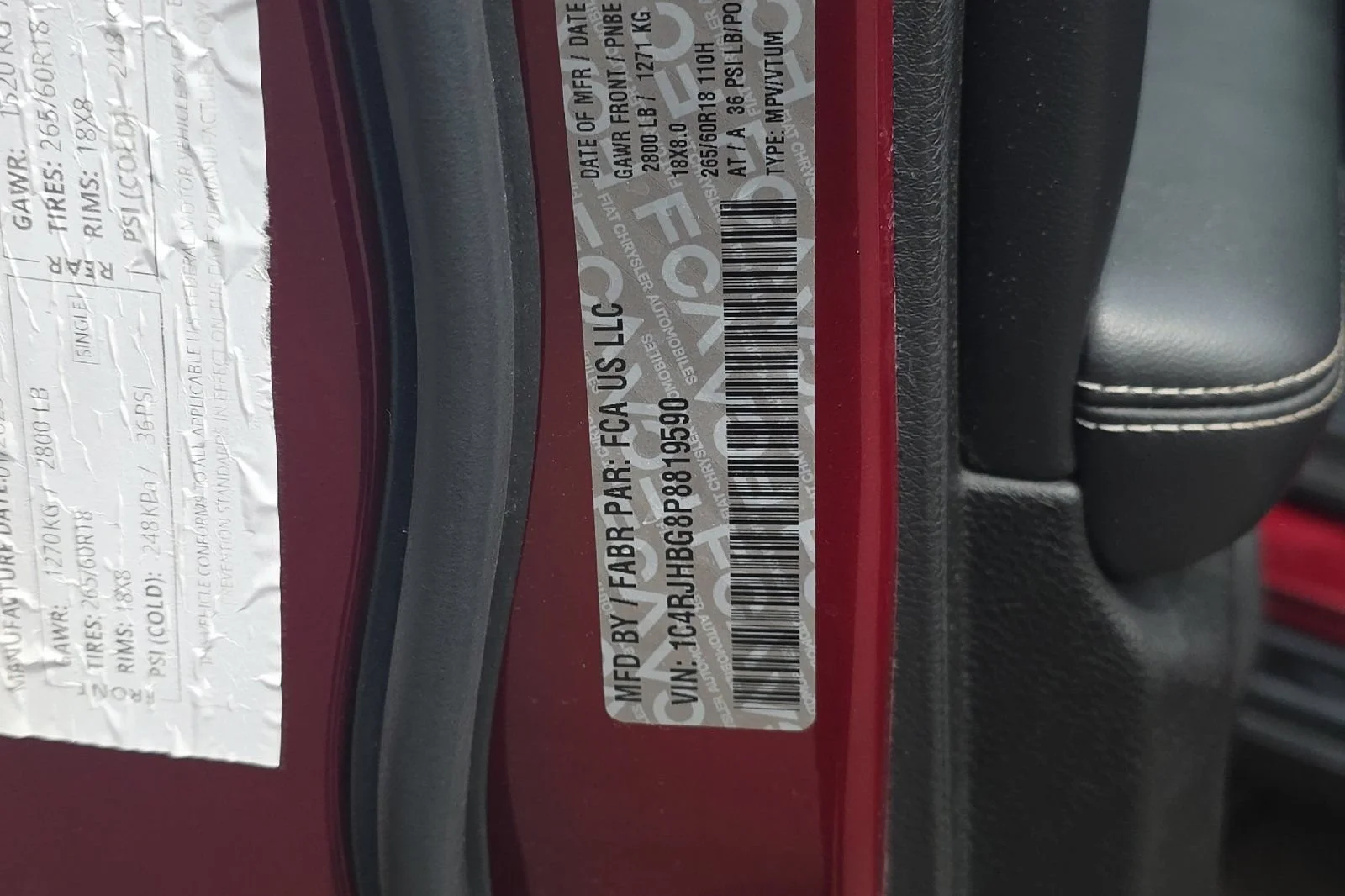 Used 2023 Velvet Red Pear Jeep Limited image 25