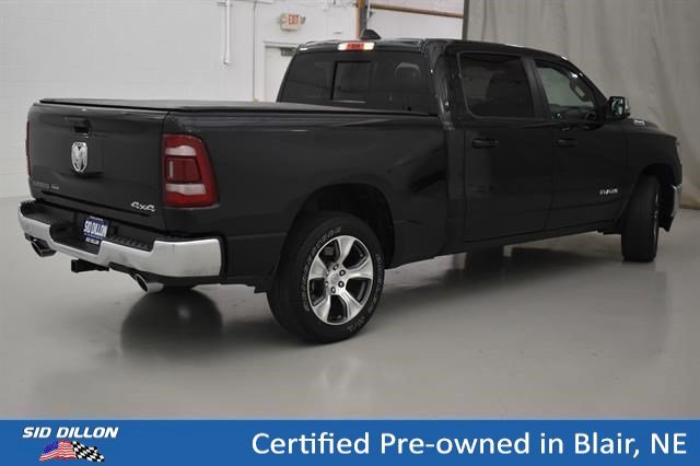 Used 2023 Diamond Black Crystal Pearlcoat Ram Laramie image 12