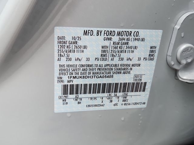 New 2026 Space White Metallic Ford Active image 13