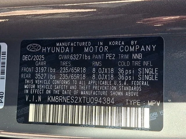 New 2026 Gray Hyundai SEL Premium image 21