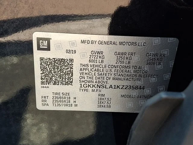 Used 2019 Ebony Twilight Metallic GMC SLE-2 image 25