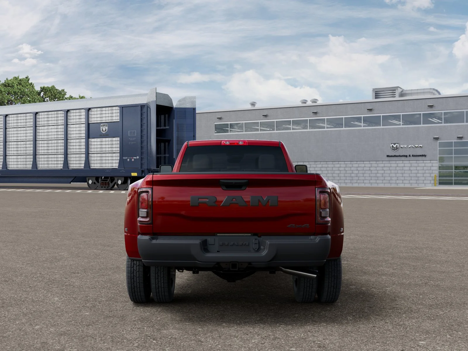 New 2026 Molten Red Pearl-Coat Exterior Paint RAM Tradesman image 33