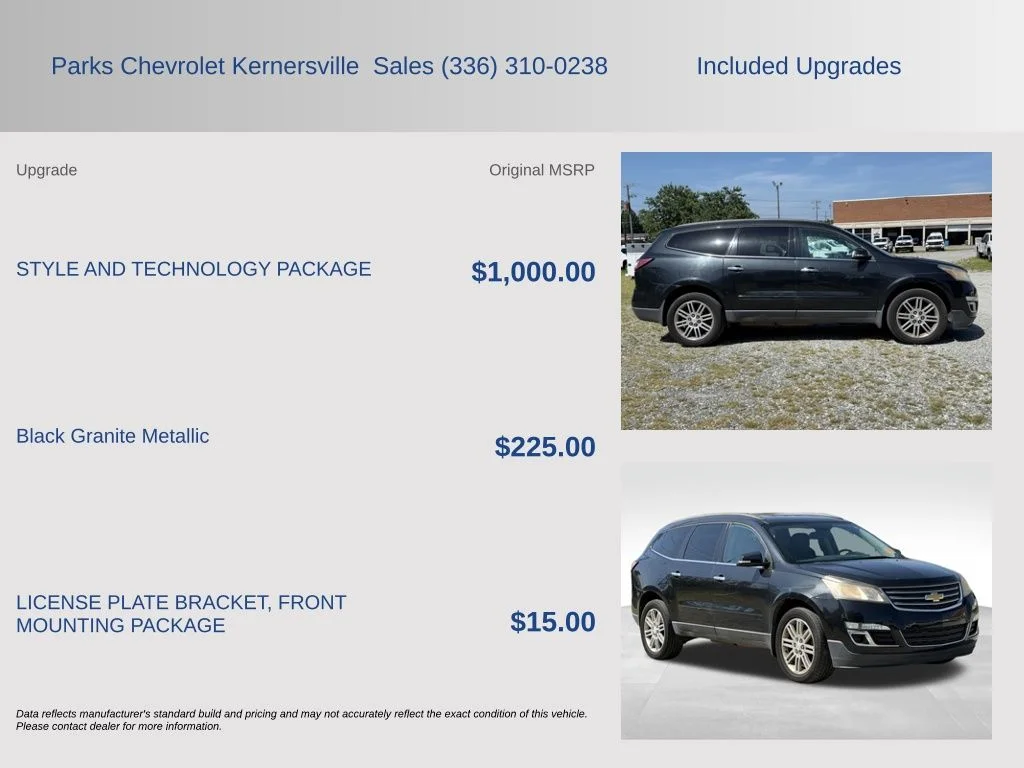 Used 2015 Black Chevrolet LT image 4