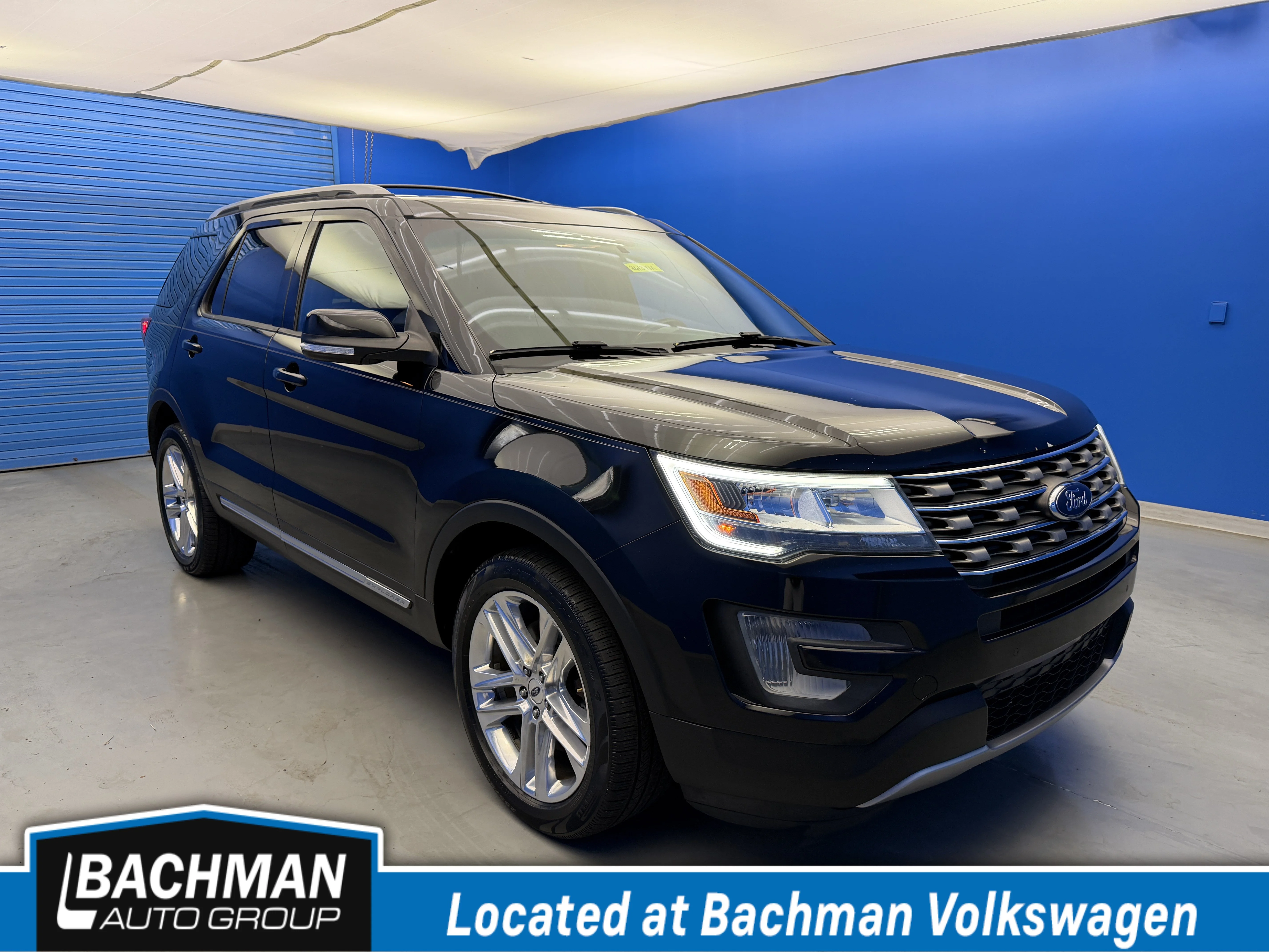 Used 2016 Shadow Black Ford XLT image 1