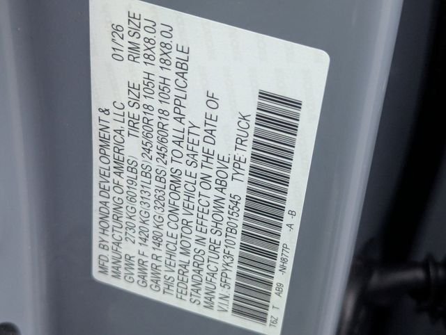 New 2026 Sonic Gray Pearl Honda Sport image 22