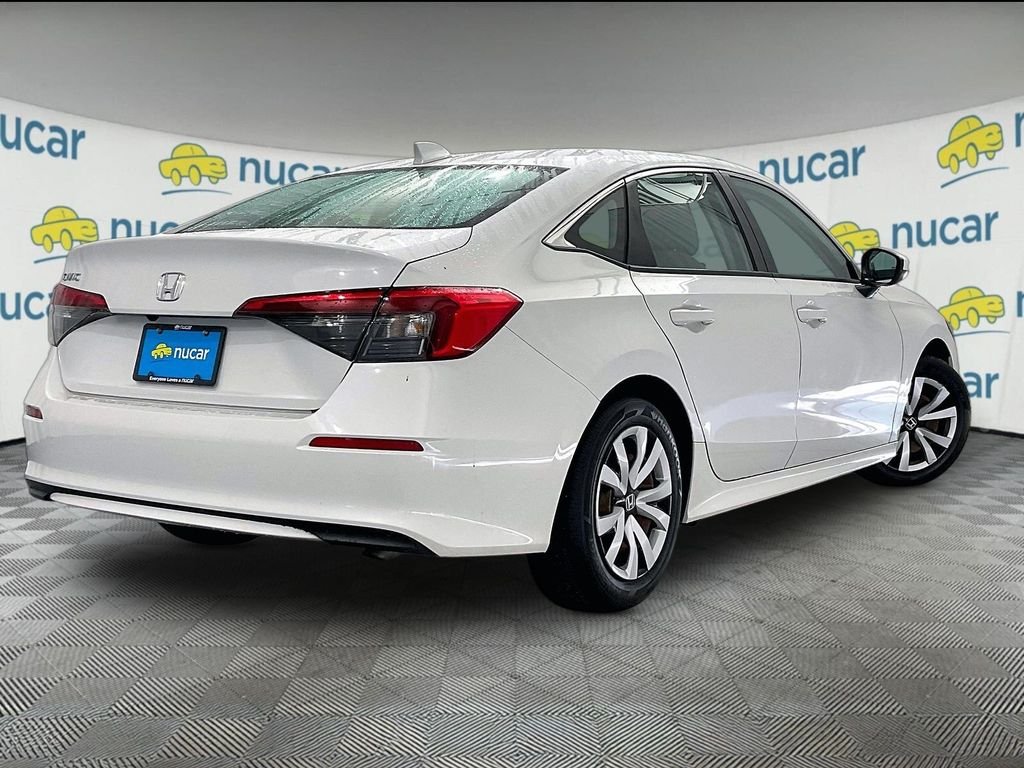 Certified Used 2023 Platinum White Pearl Honda 2.0L 4D LX image 6