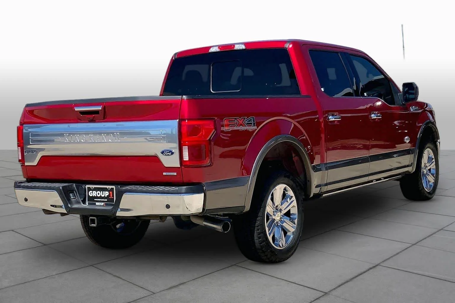 Used 2020 Rapid Red Metallic Tinted Clearcoat/Stone Gray Ford King Ranch image 13