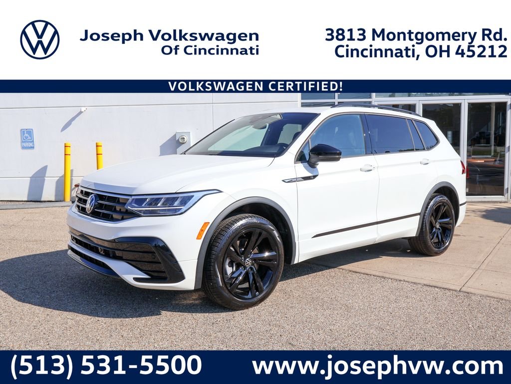Certified Used 2024 White Volkswagen 2.0T SE R-Line Black image 1