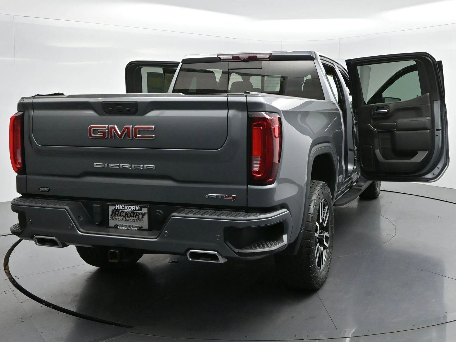 Used 2021 Satin Steel Metallic GMC AT4 image 46