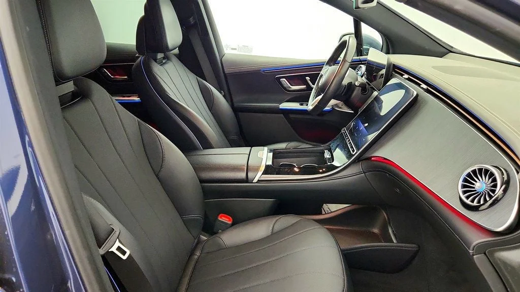 Used 2023 Twilight Blue Metallic Mercedes-Benz EQE 350 4MATIC® SUV w/ Ventilated Nappa Leather Seats image 21