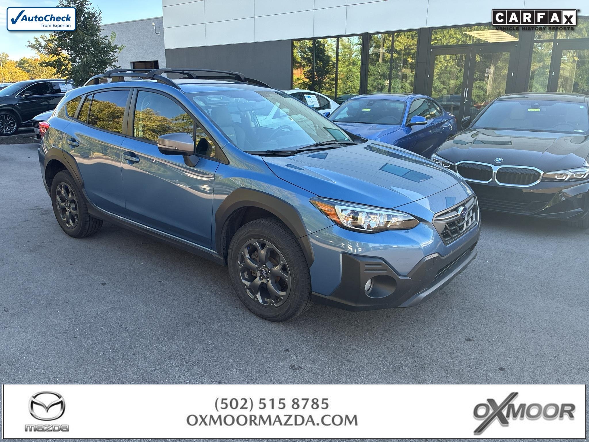 Used 2021 Horizon Blue Pearl Subaru Sport image 1