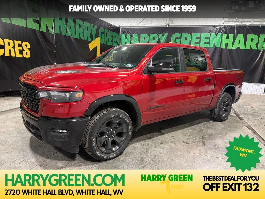 New 2026 Molten Red Pearl-Coat Exterior Paint RAM Big Horn image 1