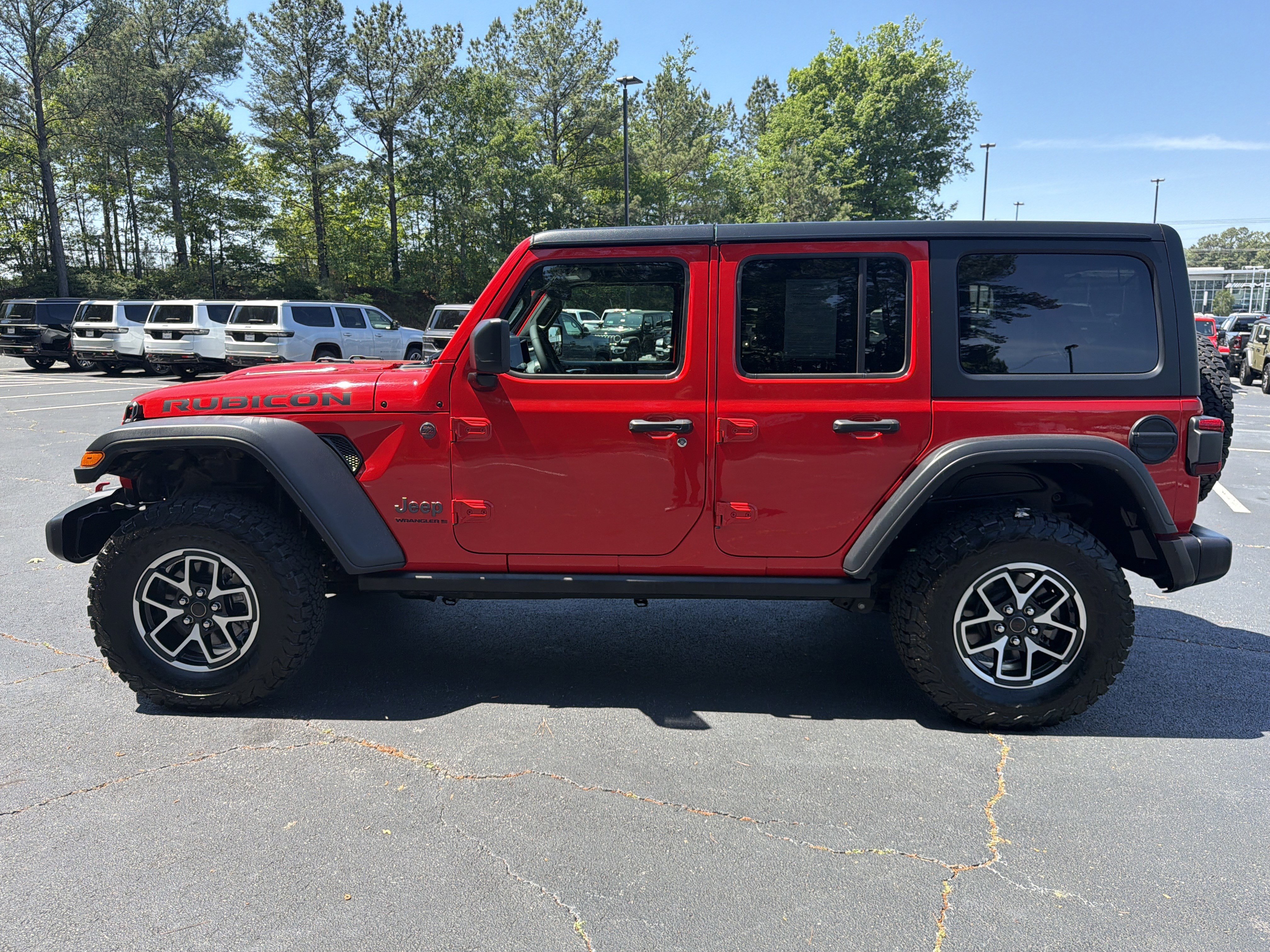 Used 2025 Firecracker Red Clearcoat Jeep Rubicon image 8