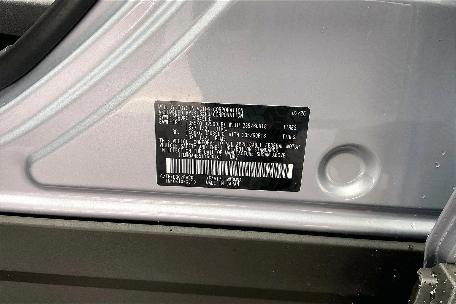 New 2026 Steel Toyota Woodland AWD image 20