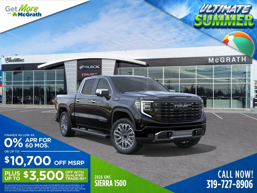 New 2026 Black GMC Denali Ultimate image 1