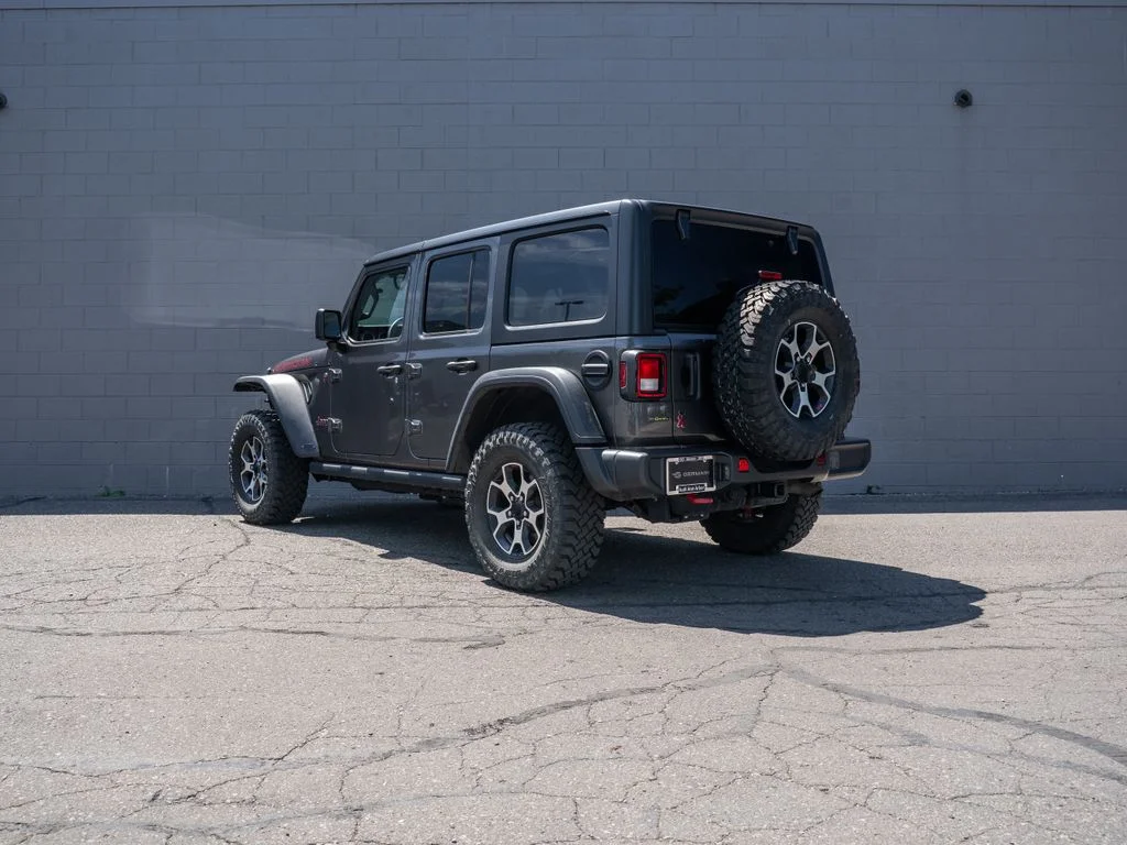 Used 2021 Gray Jeep Unlimited Rubicon image 3