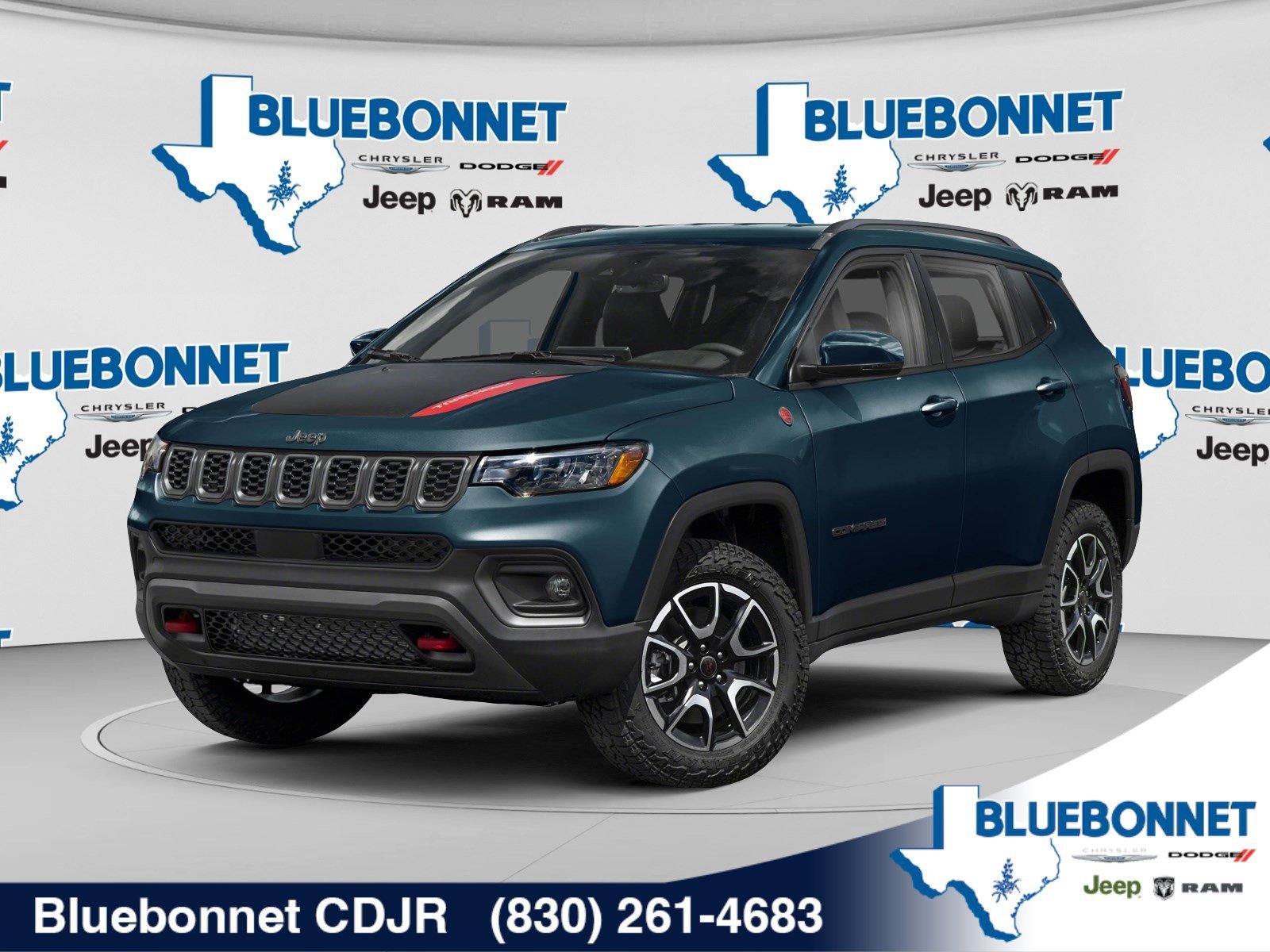 New 2026 Fathom Blue Pearl-Coat Exterior Paint Jeep Trailhawk image 1