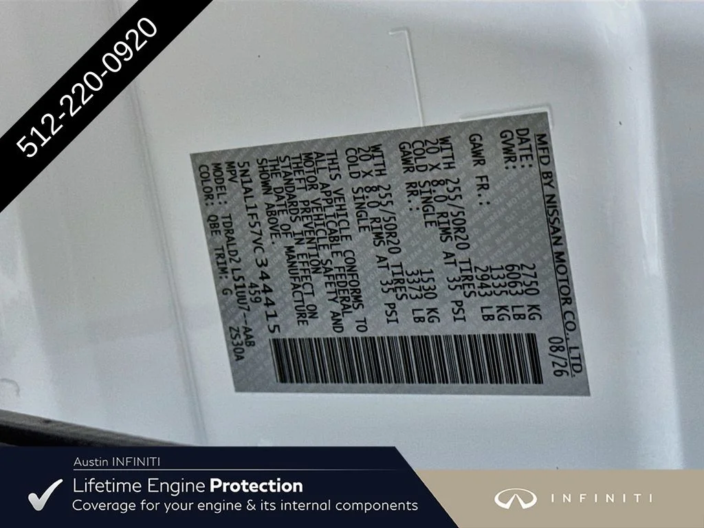 New 2027 White INFINITI LUXE image 44
